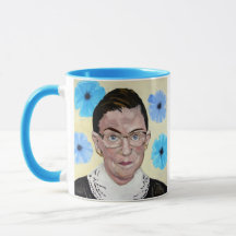 Tasse de café de Ruth Bader Ginsburg RBG notoire