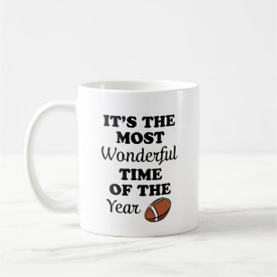 Tasse de café de saison de football la plupart