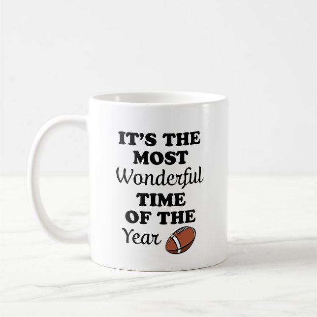 Tasse de café de saison de football la plupart (Gauche)