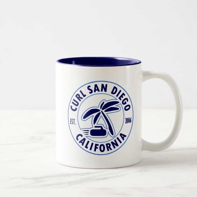 Tasse de café de San Diego de boucle (Droit)