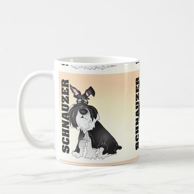 Tasse de café de Schnauzer (Gauche)