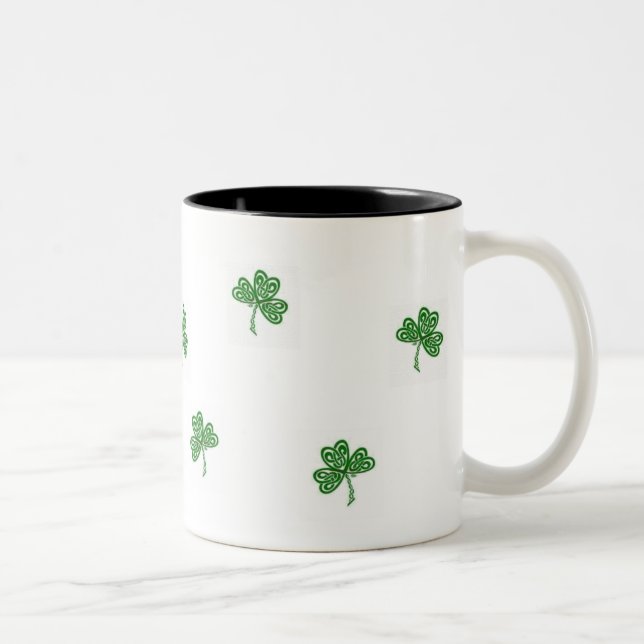 Tasse de café de shamrock (Droit)