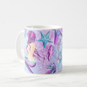 Tasse de café de sirène, tasse de sirène, tasse