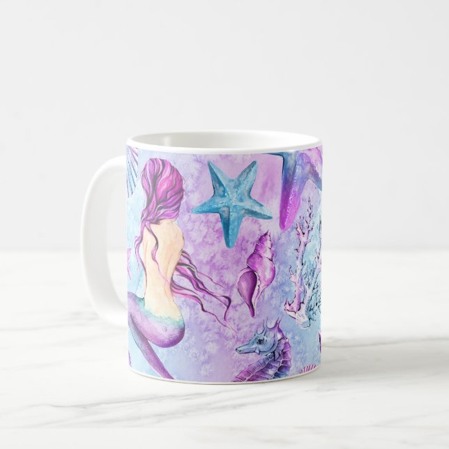 Tasse de café de sirène, tasse de sirène, tasse de (Devant gauche)