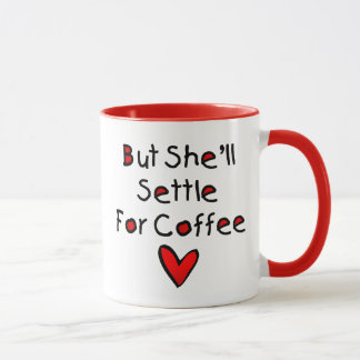 Tasse de café de sommeil des besoins de maman