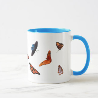 tasse de café de sonnerie de papillon