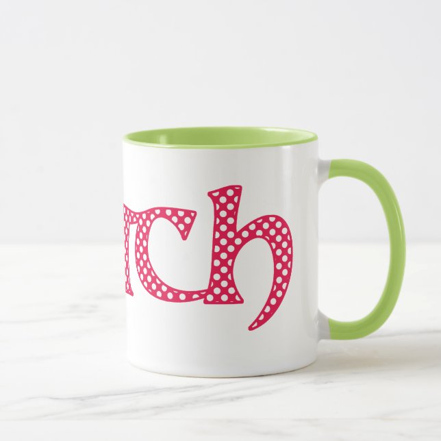 Tasse de café de sonnerie, Gallois Cwtch avec le (Droite)