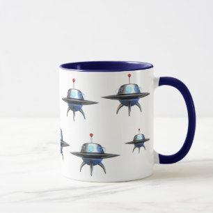 Tasse de café de soucoupe volante