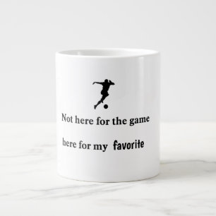 Tasse de café de soutien de joueur de fan de footb
