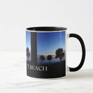 Tasse de café de souvenir de plage de Panamá City