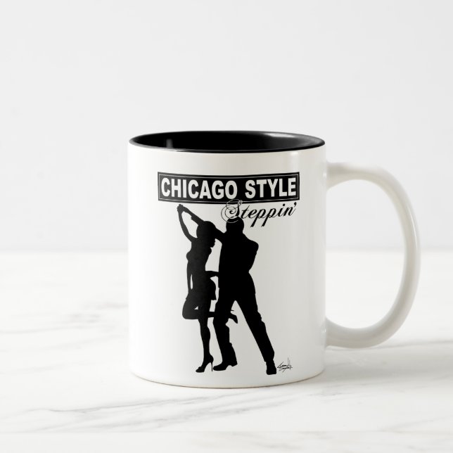 Tasse de café de Steppin de style de Chicago (Droit)