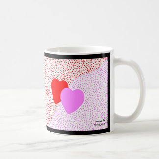 Tasse de café de surprise de coeur