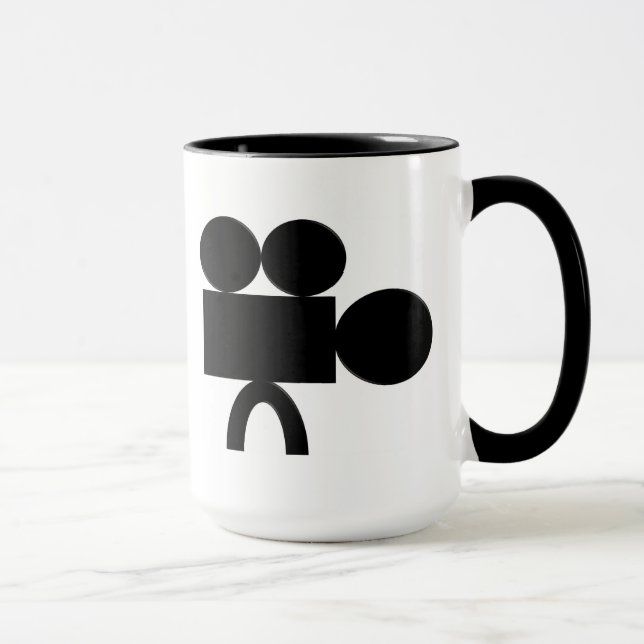 tasse de café de tasse je tire le style de cinéma (Droite)