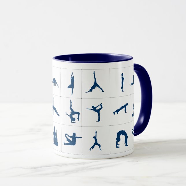 Tasse de café de thé de Yoga (Devant droit)