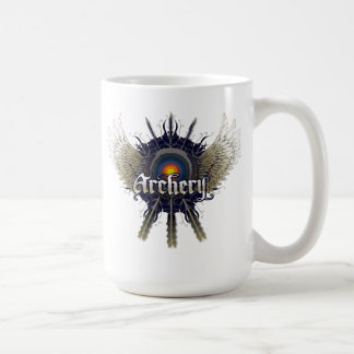 Tasse de café de tir à l'arc