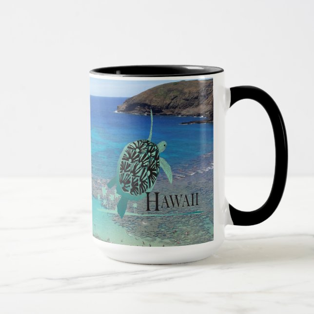 Tasse de café de tortue d'Hawaï (Droite)
