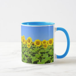 Tasse de café de tournesol