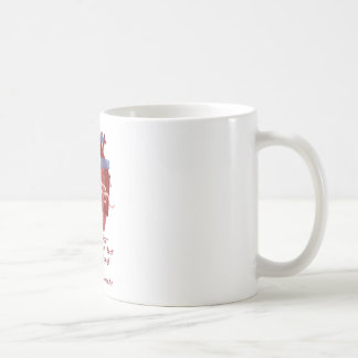 Tasse de café de valve d'AorticPig Ku et art par