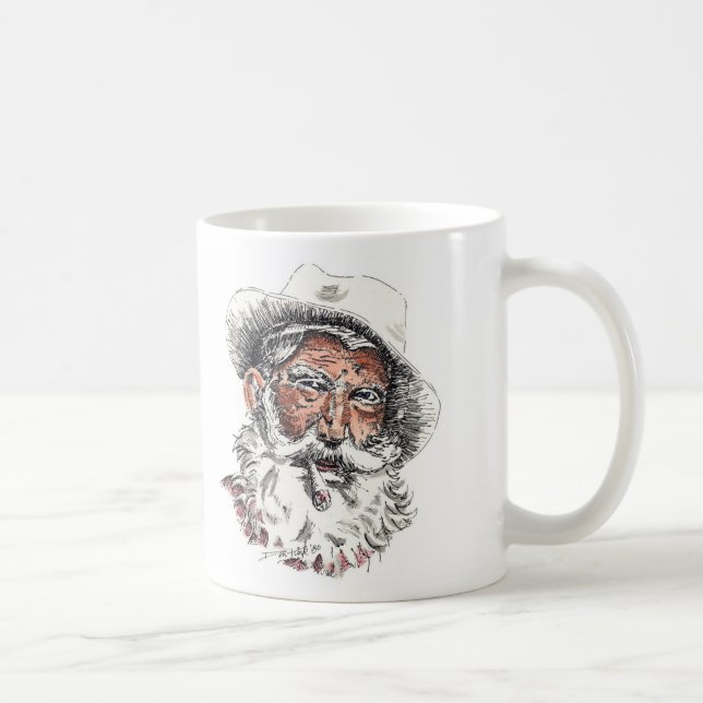 Tasse de café de vieil homme (Droite)