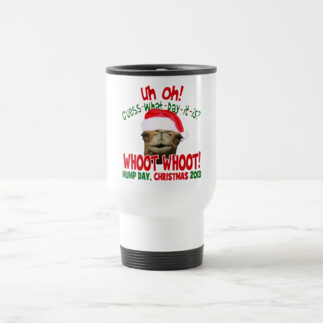 Tasse de café de voyage de Noël 2013 de chameau de (Centre)