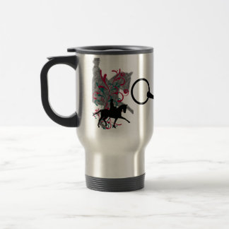 Tasse de café de voyage d'élégance de dressage