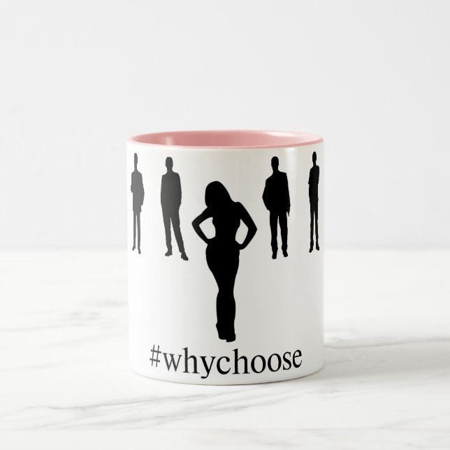 Tasse de café de #WhyChoose (Centre)