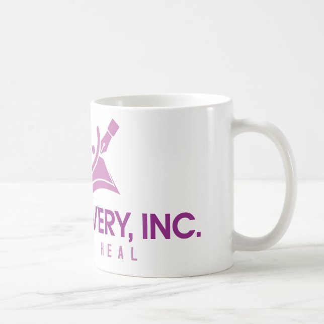 Tasse de café de Writecovery, Inc. (Droite)