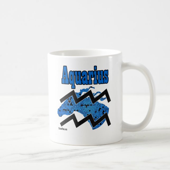 Tasse de café de zodiaque de Verseau de cheval - (Droite)