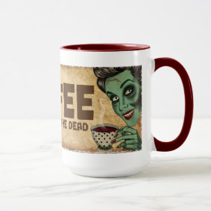Tasse de café de zombi