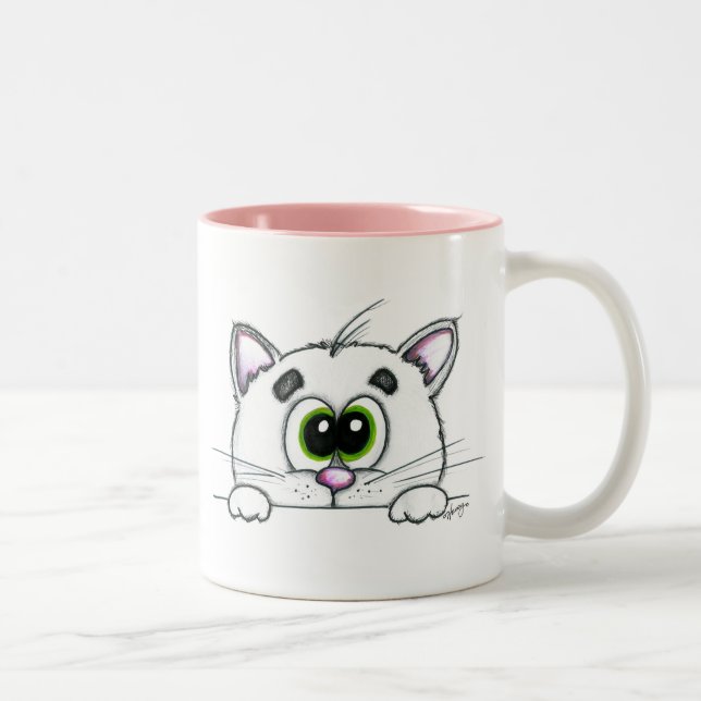 Tasse de café décousue d'Itty Kitty (Droit)