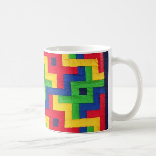 Tasse de café "d'édredon de patchwork" (Droite)