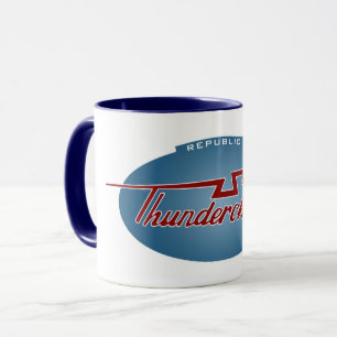 Tasse de café d'emblème de Thunderchief