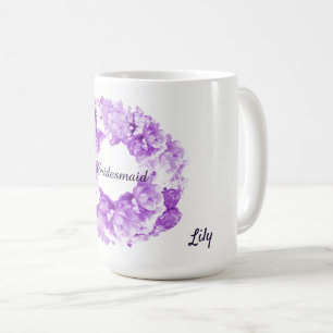 Tasse de café Demoiselle d'honneur Couronne Monoch