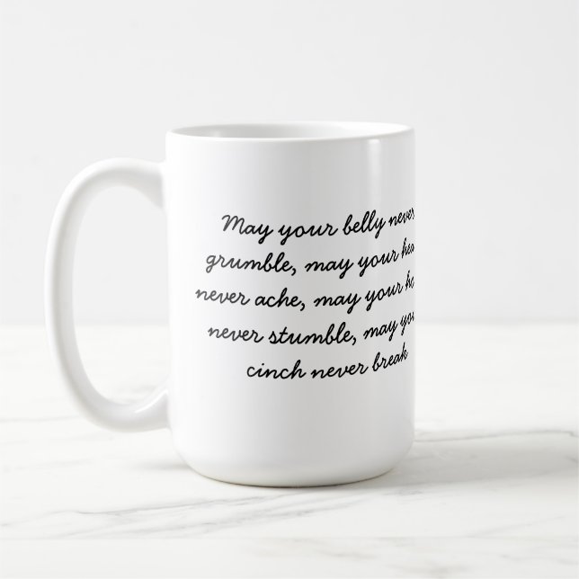 TASSE DE CAFÉ D'ÉNONCIATIONS DE COWBOY (Gauche)