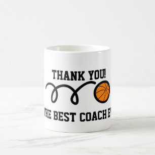 Tasse de café d'entraîneur de football de Merci