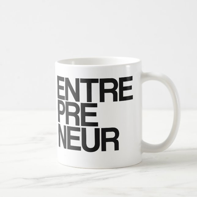 Tasse de café d'entrepreneur (Droite)