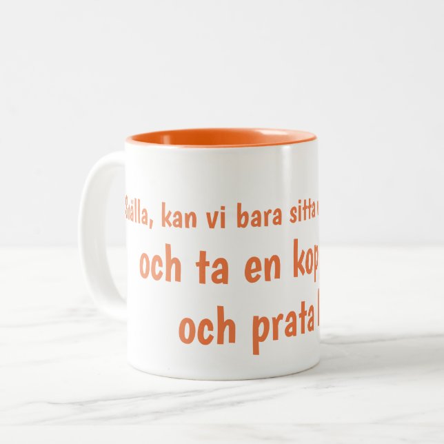 Tasse de café d'entretiens de paix (Devant gauche)