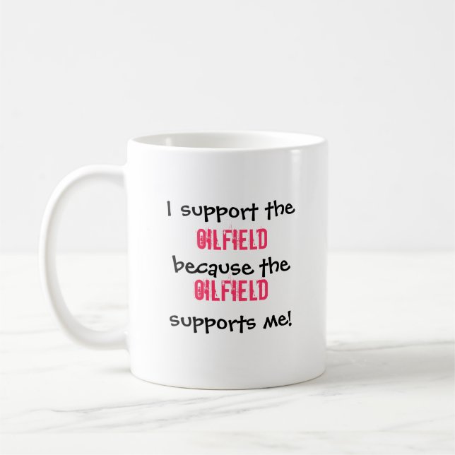 Tasse de café d'épouse de gisement de pétrole (Gauche)