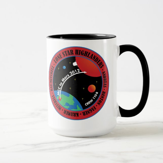 Tasse de café d'équipage de Mars 101 2011 (Droite)