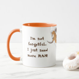 Tasse de café des hommes drôles non étourdis