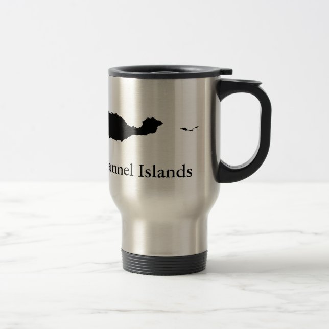 Tasse de café des Îles Anglo-Normandes de Santa (Droit)