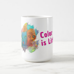 Tasse de café d'hiver artistique et cosy