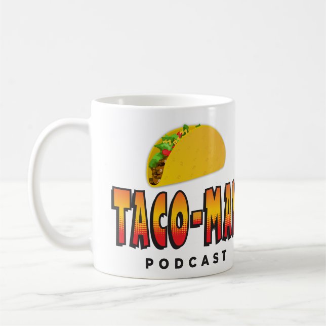 Tasse de café d'homme de taco (Gauche)