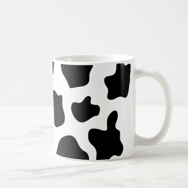 Tasse de café d'impression de vache | (Droite)
