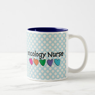 Tasse de café d'infirmière d'oncologie
