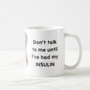 Tasse de café d'insuline