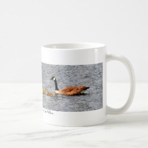 Tasse de café d'oiseaux aquatiques