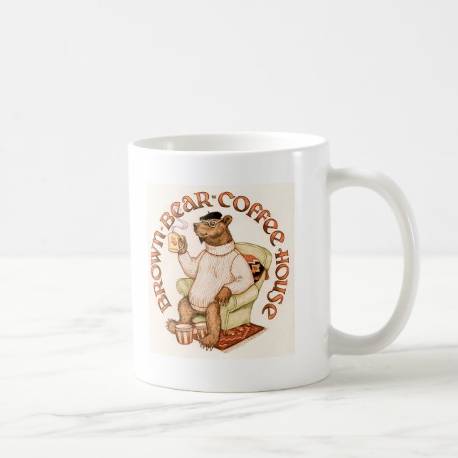 Tasse de café d'ours Brown (Droite)