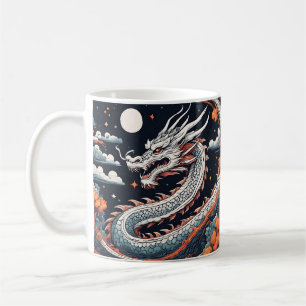 tasse de café dragon de nuit
