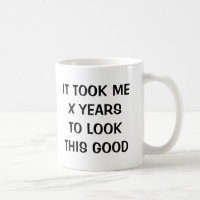 Tasse de café drôle de bâillon d'anniversaire pour